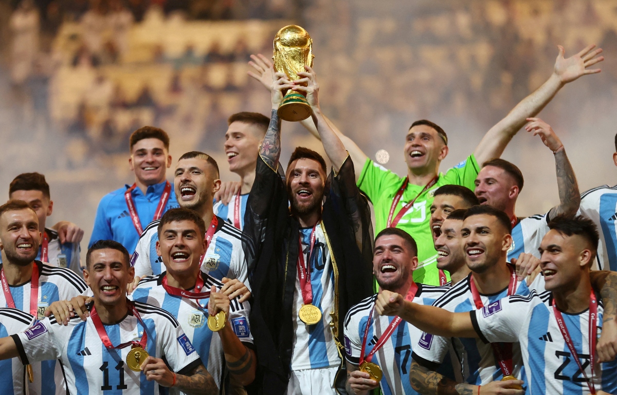 Argentina là đội duy nhất 3 lần vô địch World Cup